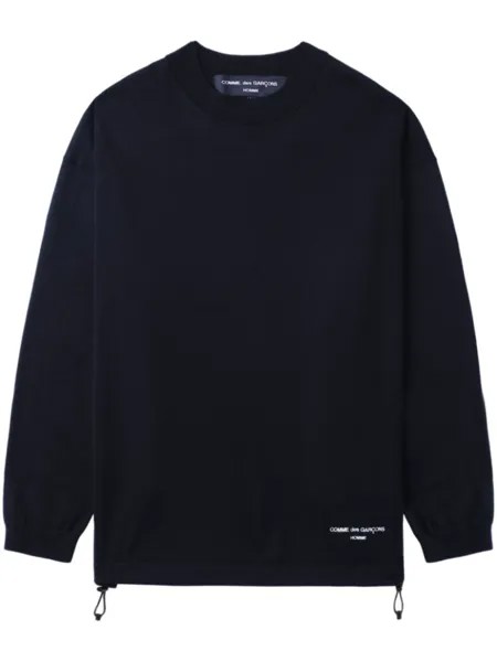 Comme des Garçons Homme толстовка с кулиской, синий