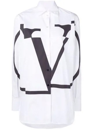 Valentino рубашка с принтом Go Logo