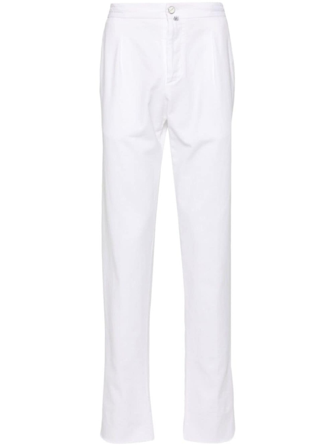 Kiton зауженные брюки, белый