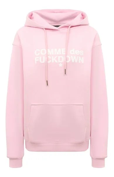 Хлопковое худи Comme des Fuckdown