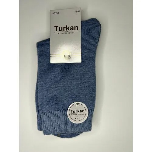 Носки Turkan, размер 36-41, голубой