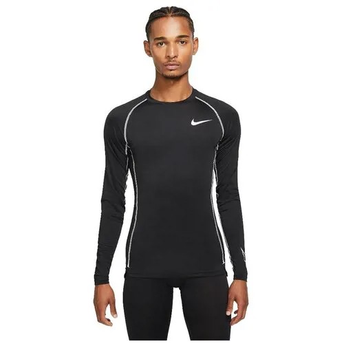 Лонгслив NIKE, размер 2XL, черный