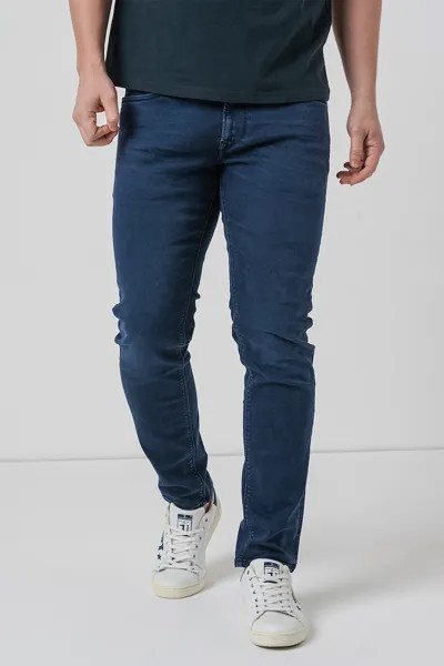 Укороченные джинсы со средней посадкой Pepe Jeans London, синий