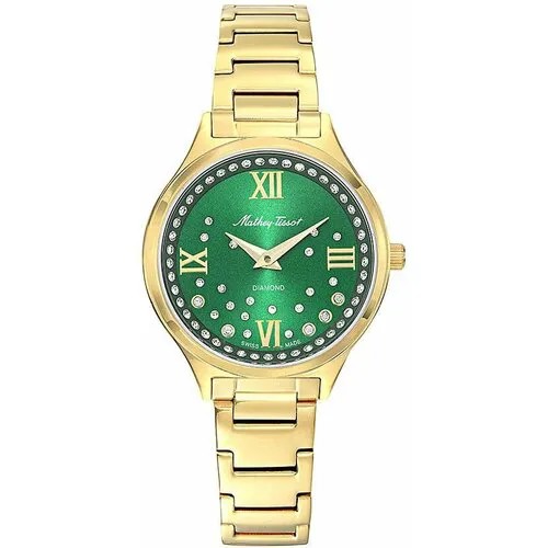 Наручные часы Mathey-Tissot Швейцарские наручные часы Mathey-Tissot D985SPYV, золотой