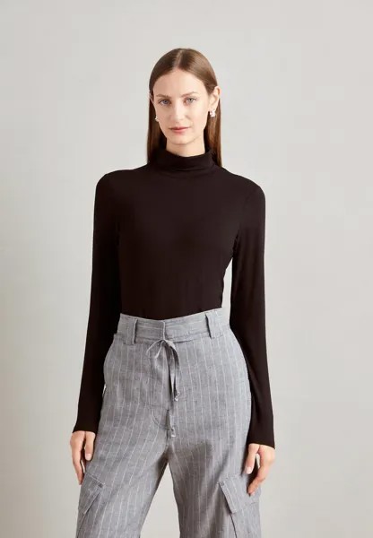 Футболка с длинным рукавом Pernilla Rollerneck Lindex, черный