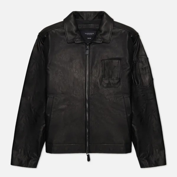 Мужская демисезонная куртка EASTLOGUE French Airforce Leather чёрный, Размер M