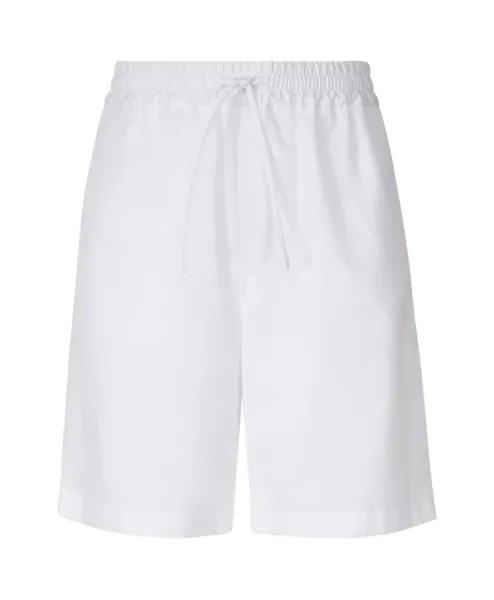 Хлопковые шорты с эластичным поясом Lardini, белый