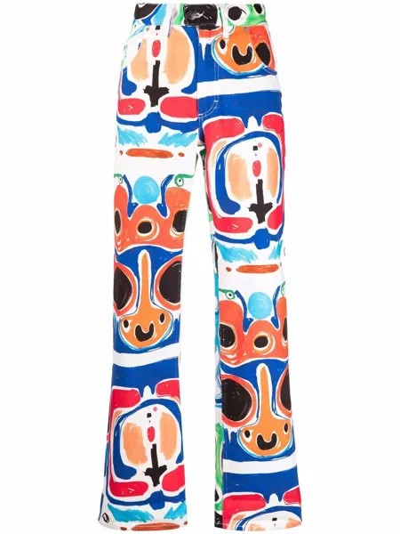 Charles Jeffrey Loverboy брюки с графичным принтом