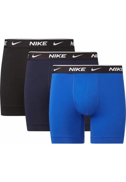 Брюки-кюлоты НАБОР BRIEF 3 Nike Underwear, обсидиан/игровой королевский/черный