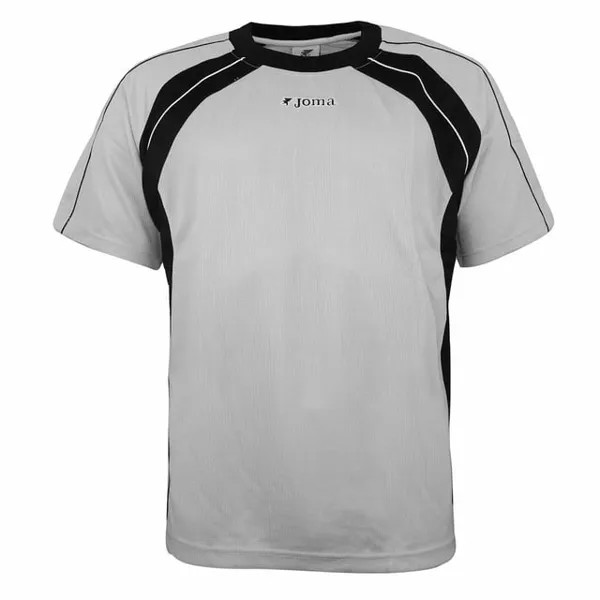 Спортивная мужская светло-серая футболка Joma, серый