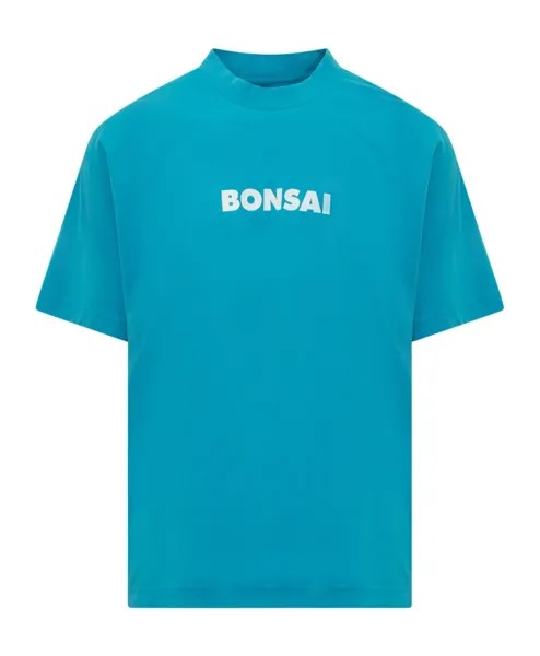 Футболка с круглым вырезом и логотипом Bonsai, синий