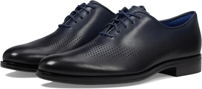 Оксфорды Washington Grand Laser Wing Oxford Cole Haan, цвет Marine Blue Gradient/Black