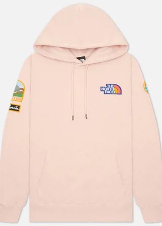 Женская толстовка The North Face Patch Pullover Hoody, цвет розовый, размер L