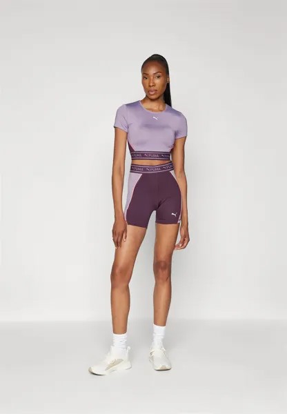 Спортивная футболка STRONG BABY TEE SHORT Puma, сирень