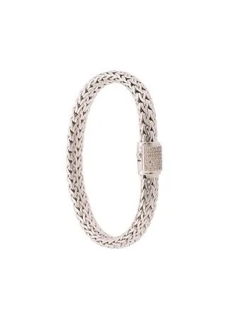 John Hardy серебряный браслет Classic Chain с бриллиантами