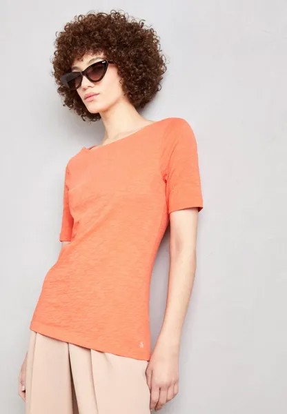 Базовая футболка SHORT SLEEVE BOAT NECK Marc O'Polo, коричневый