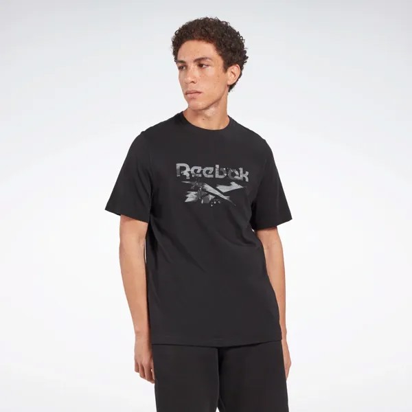Футболка мужская Reebok Identity Modern Camo T-Shirt черная L