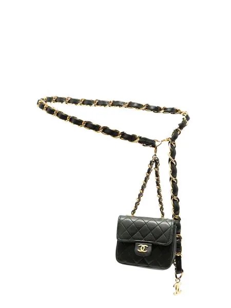 Chanel Pre-Owned поясная мини-сумка Classic Flap 1990-х годов