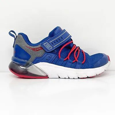 Кроссовки Saucony Boys Flash Glow 2.0 SK265063 синие кроссовки размер 10,5 Вт