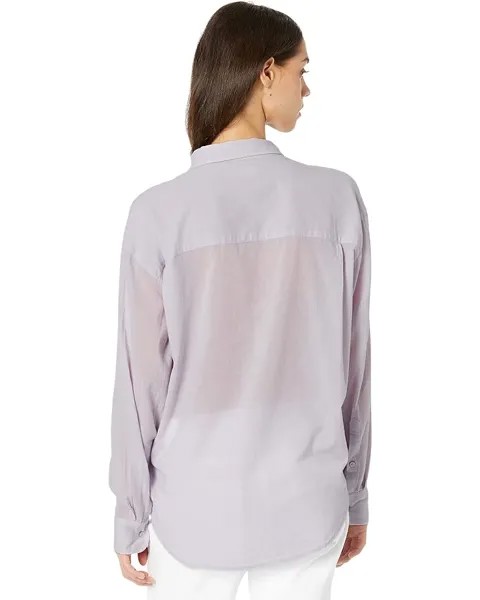 Рубашка 7 For All Mankind Classic Button-Up Shirt, цвет Light Lilac
