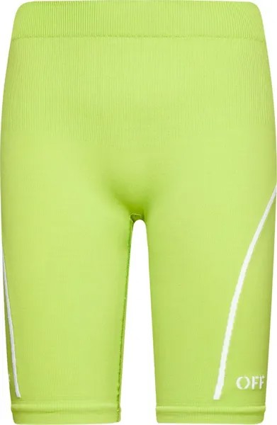 Шорты Off-White Athl Off Stamp Seamless Shorts Yellow, желтый