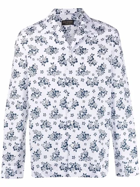 Dell'oglio рубашка с цветочным принтом
