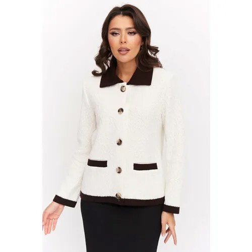 Пиджак Текстильная Мануфактура, размер 50, черный, белый