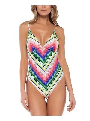 Женский синий купальник BECCA Stretch среднего размера Santa Catarina One Piece M
