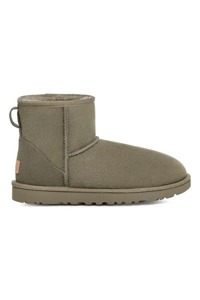 Водонепроницаемые замшевые ботинки Classic Mini II Ugg, хаки