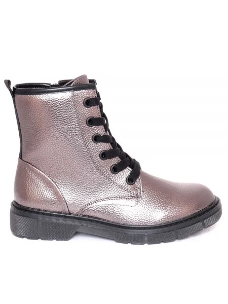 Ботинки Marco Tozzi женские демисезонные, размер 38, цвет серебряный, артикул 2-25282-41-906