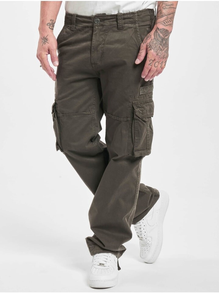 Брюки-карго Alpha Industries, черный