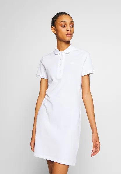 Платье из джерси Lacoste, белый