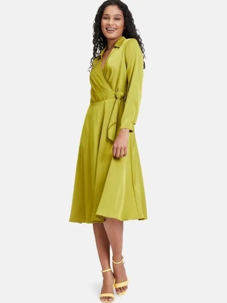 Коктейльное платье Vera Mont, зеленый
