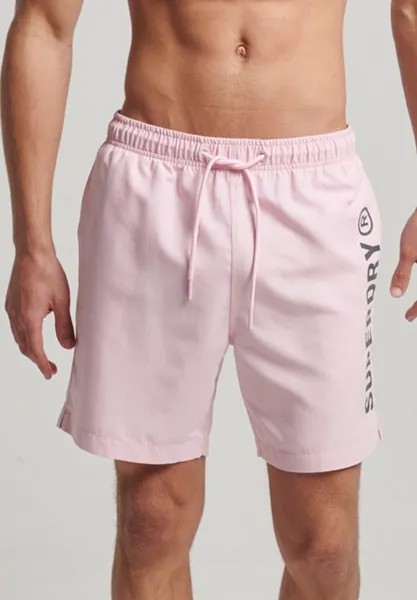 Шорты для плавания CORE SPORT Superdry, цвет montauk pink