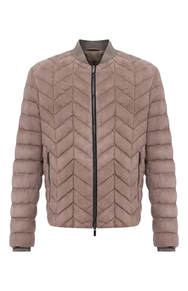 Замшевый бомбер Giorgio Armani