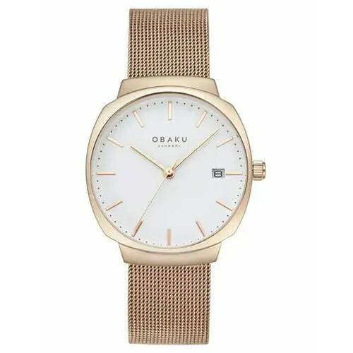 Наручные часы OBAKU V273LDVWMV, белый, золотой