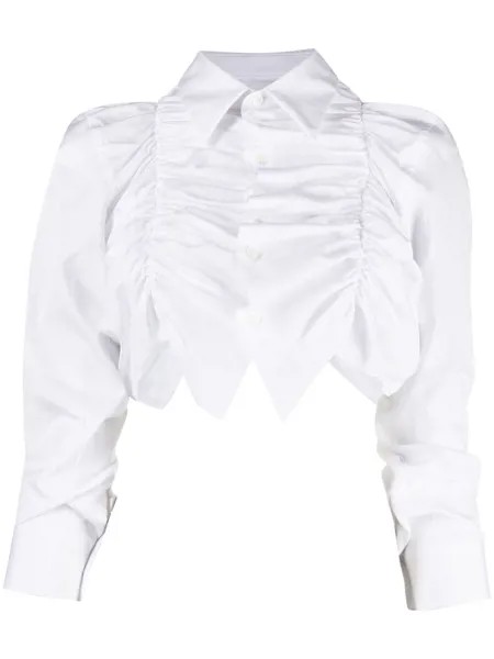 Comme Des Garçons рубашка асимметричного кроя
