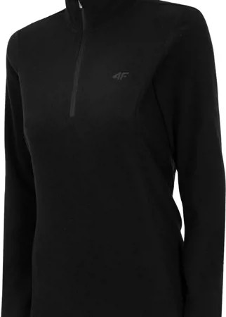 Лонгслив женский 4F WOMEN'S FLEECE UNDERWEAR черный XS