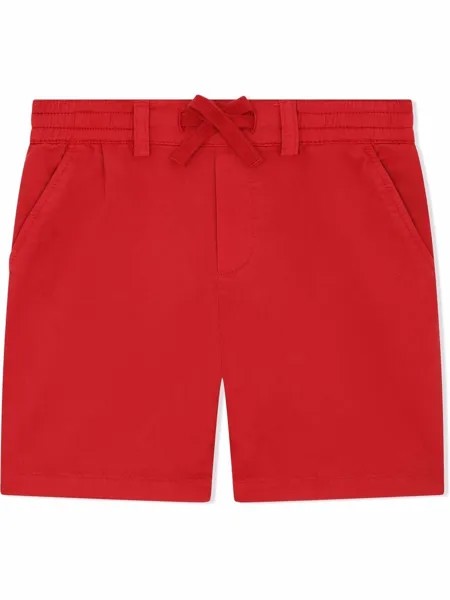 Dolce & Gabbana Kids шорты с вышитым логотипом