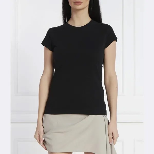 Облегающая футболка Elisabetta Franchi, черный