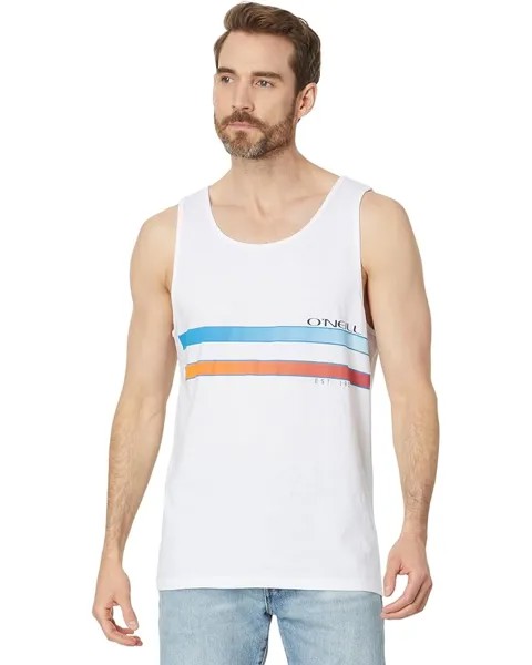 Майка O'Neill Comp Stripe Tank, белый