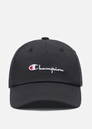 Кепка Champion Reverse Weave Baseball Script Logo, цвет чёрный