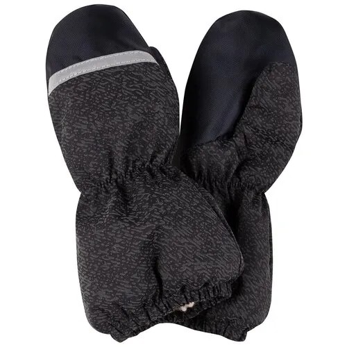 Варежки SNOW K22175-9703 Kerry, Размер 3, Цвет 9703-черный со светоотражающим рисунком