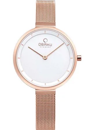 Fashion наручные  женские часы Obaku V225LXVIMV. Коллекция Mesh