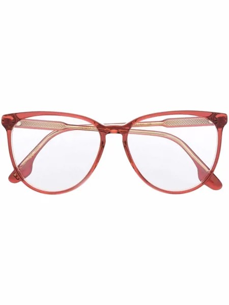 Victoria Beckham Eyewear очки в оправе 'кошачий глаз' с логотипом
