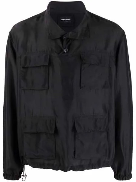 Giorgio Armani шелковый бомбер