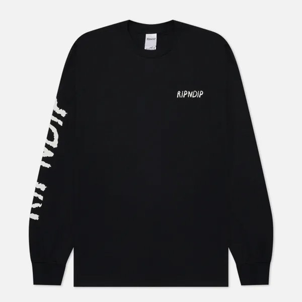 Мужской лонгслив Ripndip Coconerm чёрный, Размер S