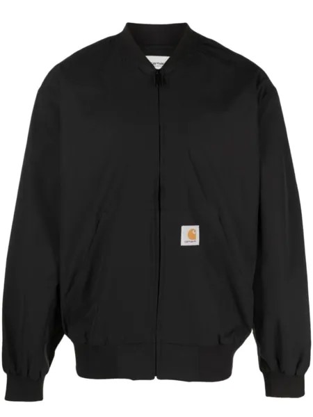 Carhartt WIP бомбер с нашивкой-логотипом, черный