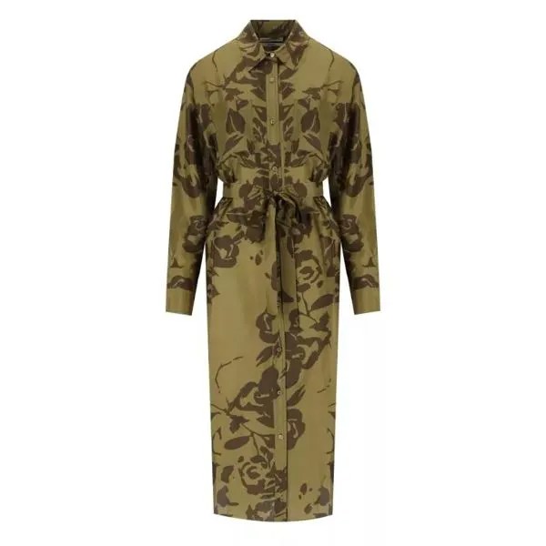 Платье foxglove shirt dress Essentiel Antwerp, зеленый