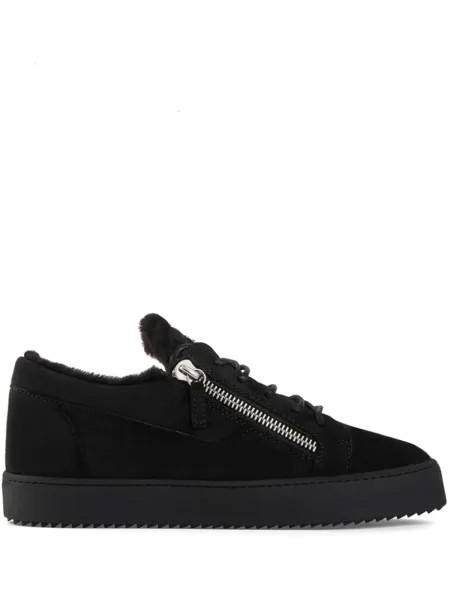 Giuseppe Zanotti кеды с молниями, черный